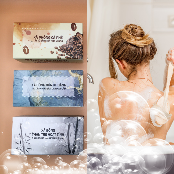 Sử dụng xà phòng tự nhiên để da hết mụn lưng, sáng mịn như ý